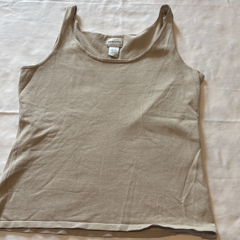 Chico's Beige Women's Tank Top